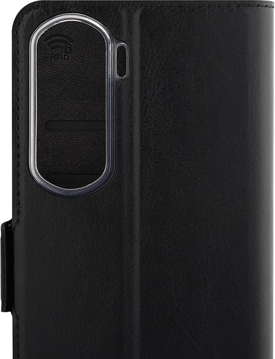 Wave BookCase skyddsfodral, Honor 90 Lite, svart