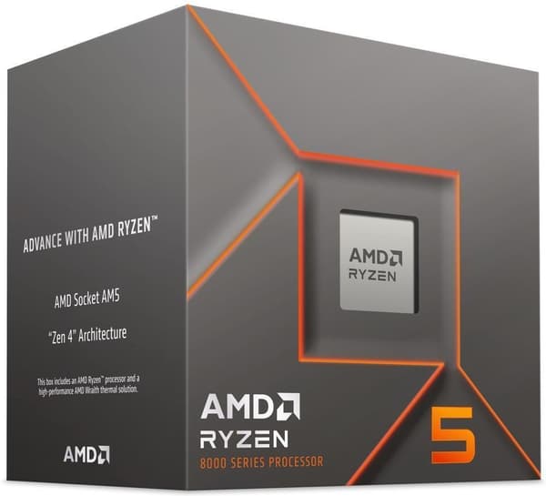 AMD Ryzen 5 8400F-processor för AM5-plattform