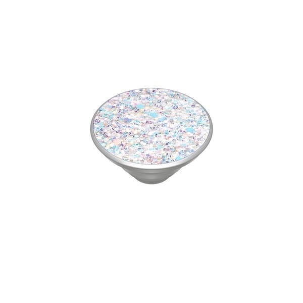 PopSockets Sparkle Snow White  Avtagbart Grip med Ställfunktion Premium