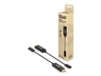 Club 3D Videoadapterkabel HDMI / USB 22 cm svart