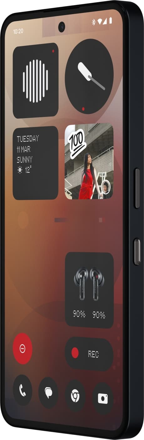 Nothing Phone (3a) telefon, 128/8 GB, sort