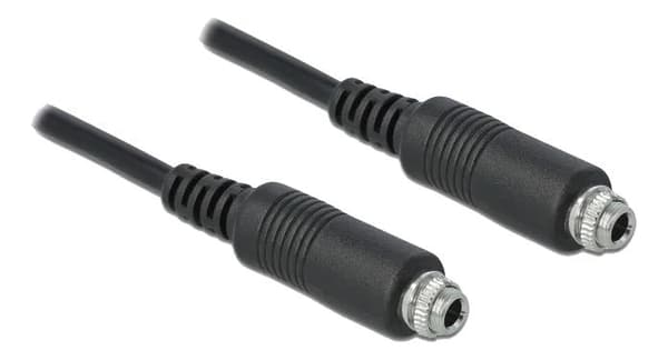 DeLOCK Kabel Stereo Jack 3,5 mm hunn for panelmontering, 25 cm