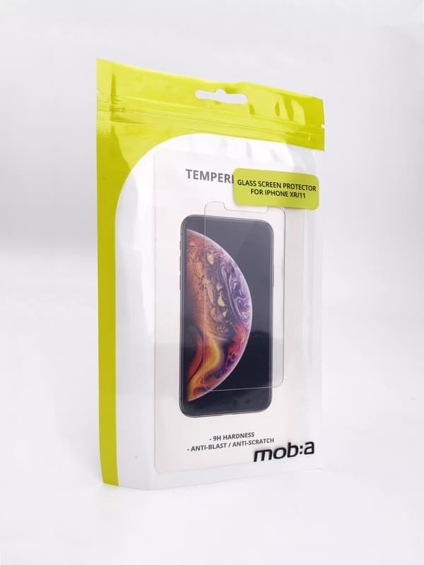 moba iPhone XR/11, härdat glas