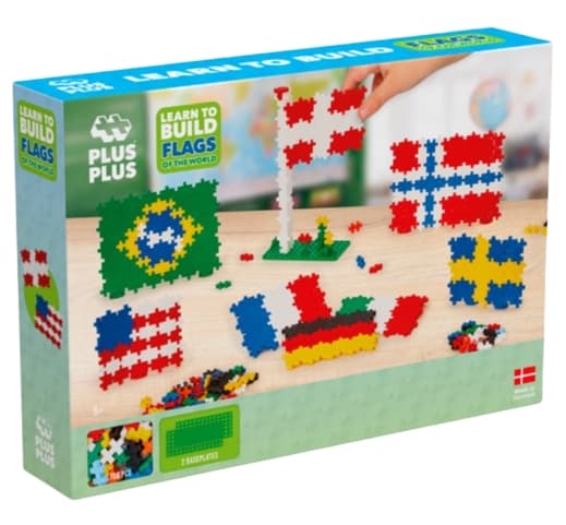 Plus Plus Lær at bygge verdens flag - (3932)
