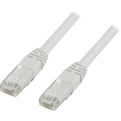 DELTACO U/UTP Cat6 patchkabel, LSZH (Low smoke zero halogen), 25m, hvi