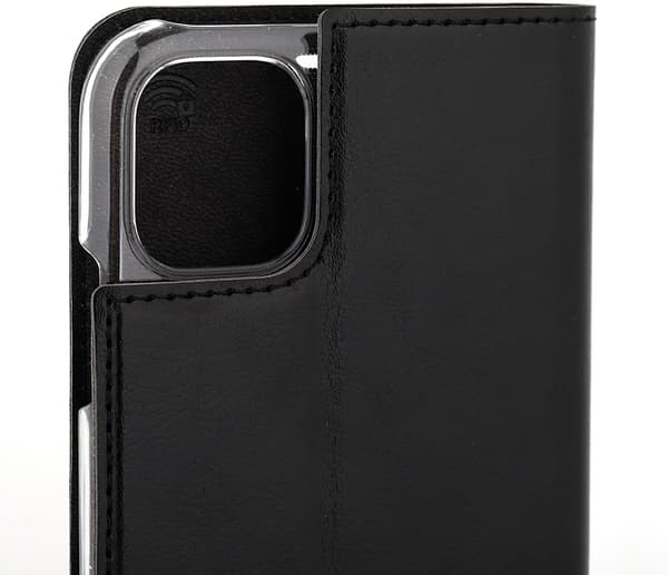 Wave BookCase suojakotelo, iPhone 11, musta