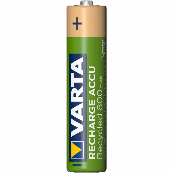 Varta Recycle Laddningsbart batteri AAA 800 mAh 4-pack