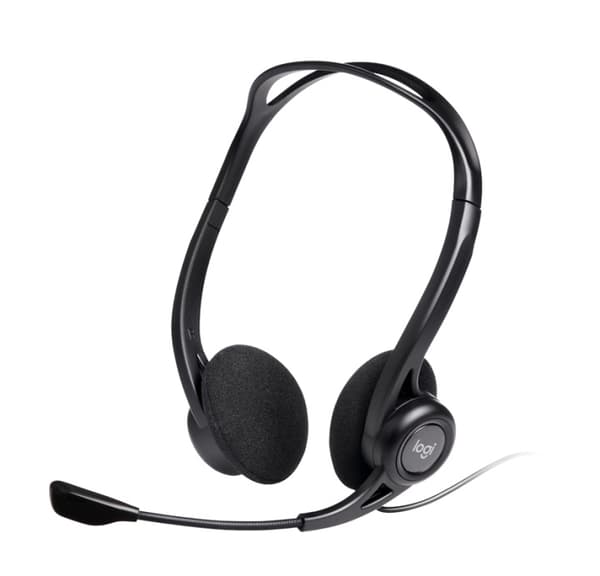 Logitech 960 USB-hodesett hodebøyle svart
