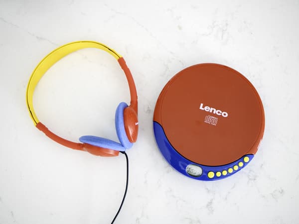 Lenco Lasten CD-soitin ladattavalla akulla