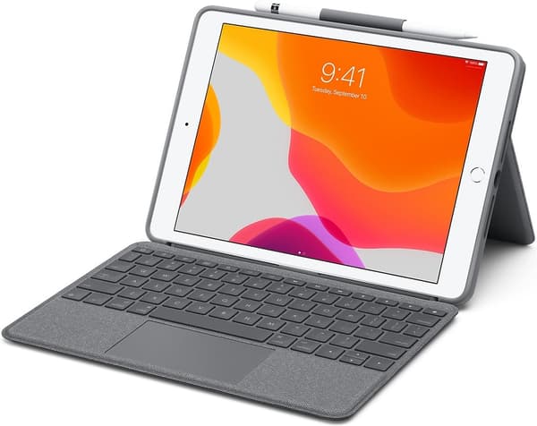 Logitech Combo Touch – tangentbord/skyddsfodral för iPad av 7:e, 8:e och