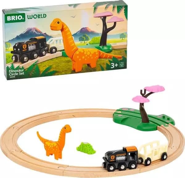 BRIO 36098 - Dinosaurus ympyräratasetti