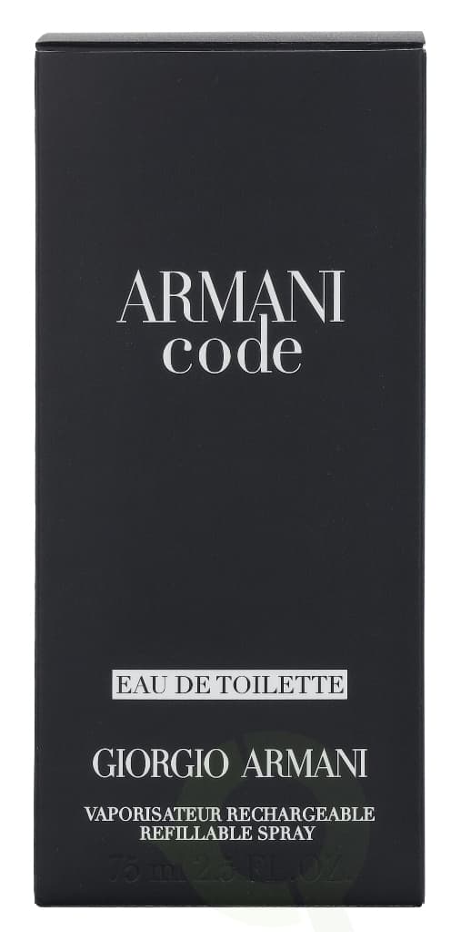 Armani Code Pour Homme Edt Spray carton @ 1 bottle x 75 ml