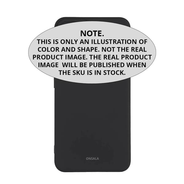 Onsala Cover Samsung A36/A56 5G Silikoneeffekt Sort
