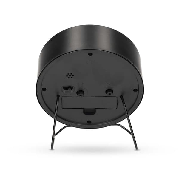 Nedis Analog Desk Alarm Clock | slumrefunksjon | Stille urverk | Sort