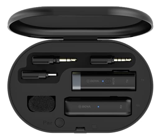 BY-WM3U, 2.4 GHz wireless microphone, black