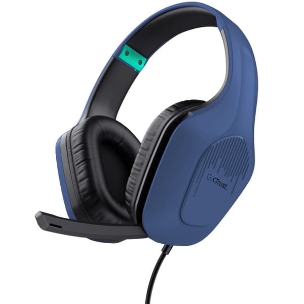 Trust GXT 415B Zirox Gamingheadset Blå