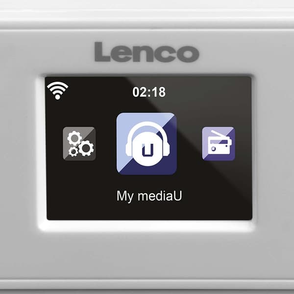 Lenco Internetradio för kök med FM White