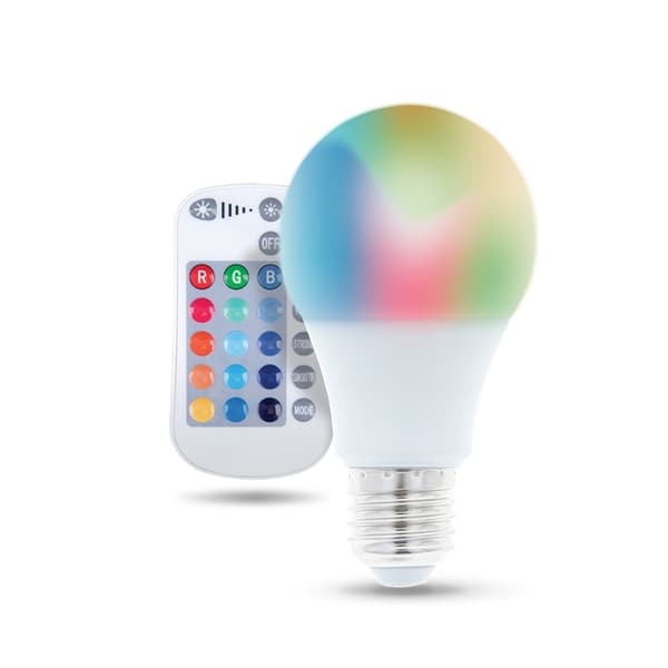 Forever Light Fjernstyret LED-pære RGB, E27 A60 9W