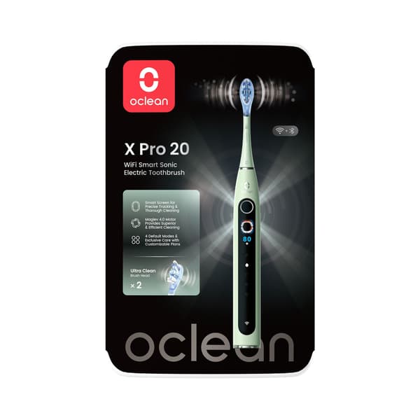 Oclean Elektrisk Tannbørste X Pro 20 Grønn