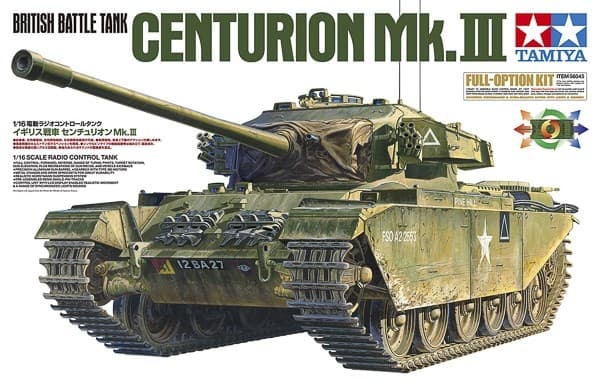 Tamiya 1/16 R/C britisk stridsvogn Centurion Mk.III