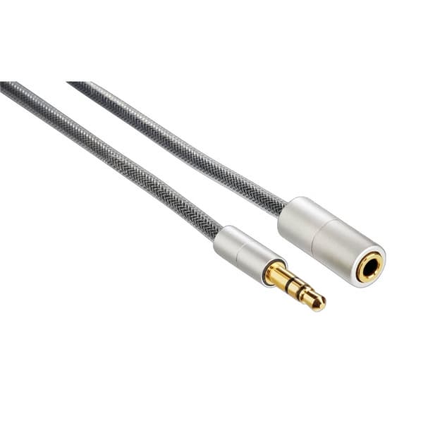 Hama Mobile Förlängningskab 3,5mm Aluline Fit iPhone 2m