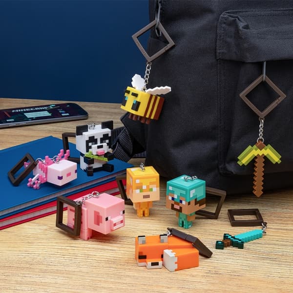 Paladone Minecraft Ryggsäcksbuddies ( Assorterade )