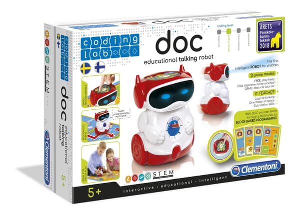 Clementoni DOC - uddannelsesrobotten (SE+FI)