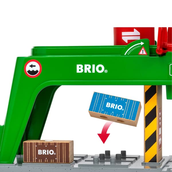BRIO World 33996 - Konttinosturi