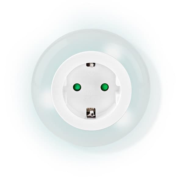 Nedis Plug-In LED Night Light | Dag/natt sensor | 3680 W | 10 lm | Blå / Grøn / Hvit