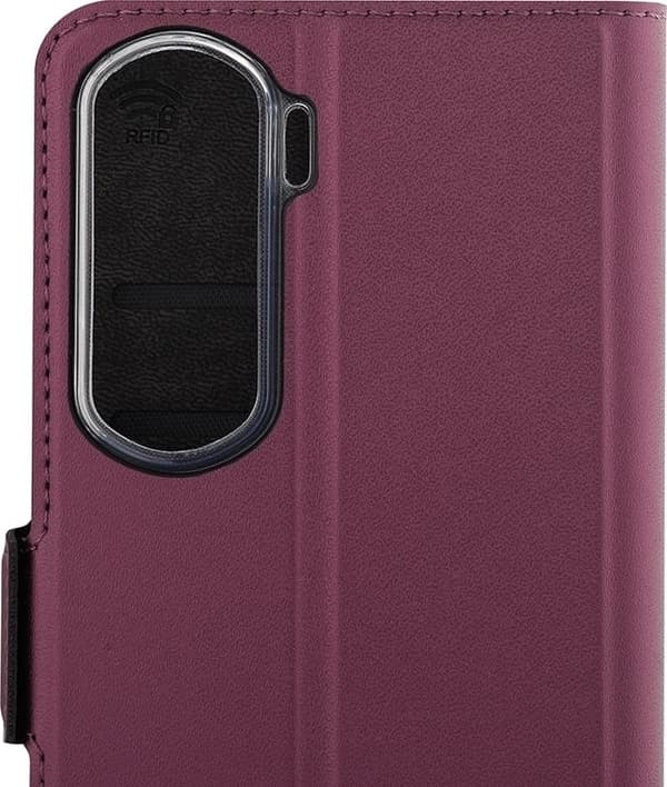 Wave BookCase skyddsfodral, Honor 90 Lite, Smoky Sangria
