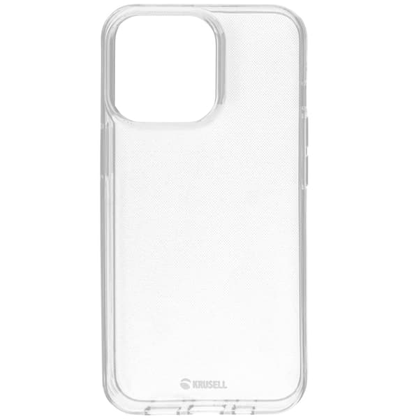 Krusell SoftCover iPhone 13 Pro Max läpinäkyvä