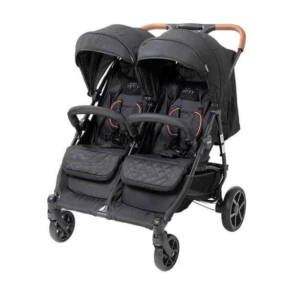 Babytrold OS2 tvillingeklapvogn – sort