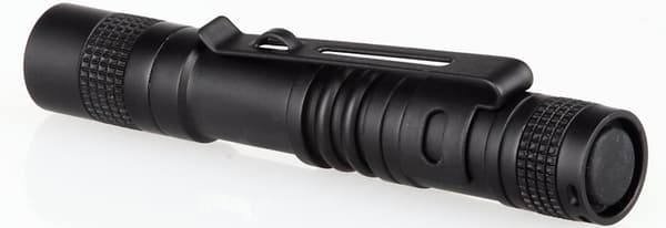 Pieni taskulamppu, 13cm, 120lm, Musta