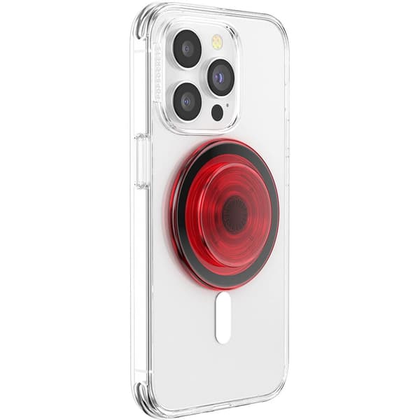 PopSockets PopGrip Magsafelle Danger Red Translucent