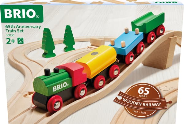 BRIO 36036 - Junasetti 65 vuotta, juhlaversio