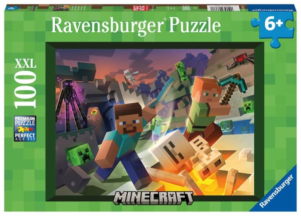 MINECRAFT Pussel - Monster MINECRAFT (100 XXL bitar) (PEG3333)