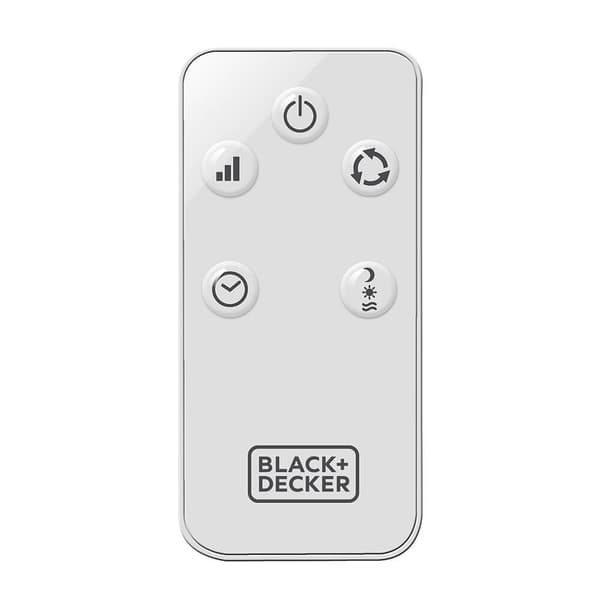 BLACK+DECKER Pelarfläkt Vit 102cm