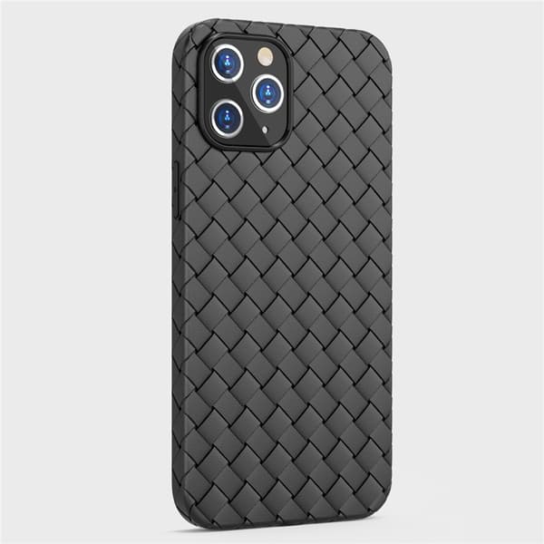 Kudottu TPU-kotelo iPhone 13: lle, Musta