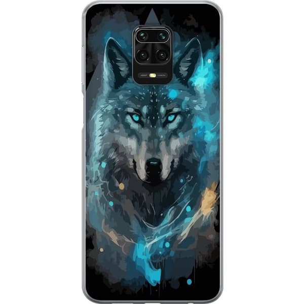 Mobildeksel til Xiaomi Redmi Note 9S med Ulve motiv