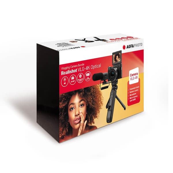 Agfa PHOTO Vlogging Camera Realishot 5x Optical Zoom
