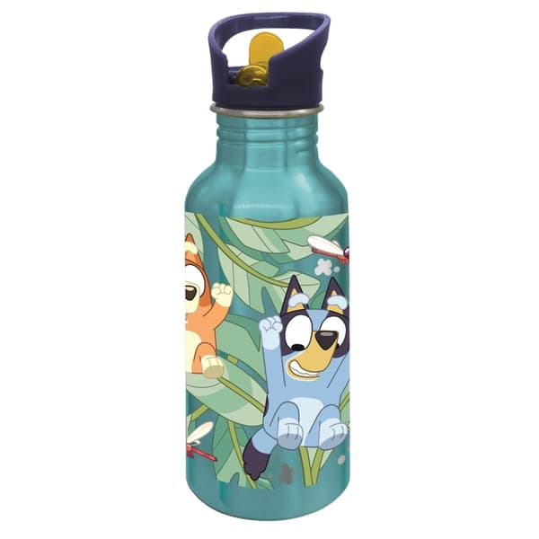 STOR BLUEY ALU flasksippare - Blå - 545 ml