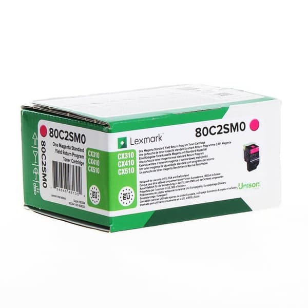 Lexmark Toner 80C2SM0 802 Return Magenta