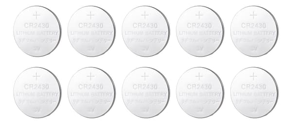 DELTACO Ultimate Lithium-batteri, 3V, CR2430-knappcell, 10-pack
