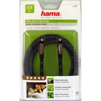 Hama optisk audiokabel 1,5m PC