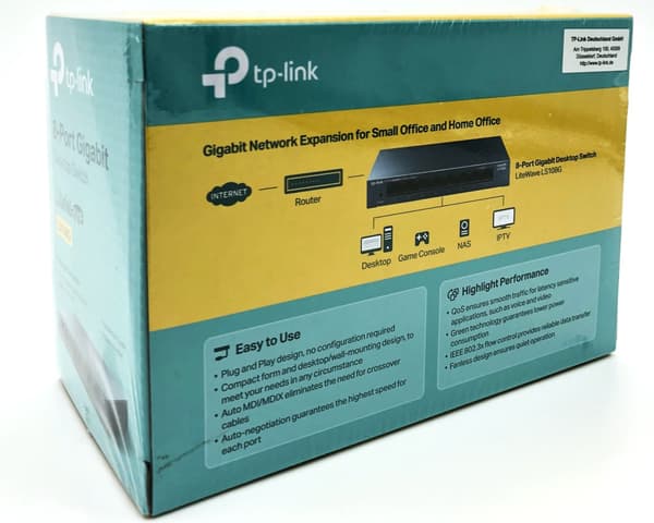 TP-Link LiteWave LS108G Switch 8-porte Gigabit