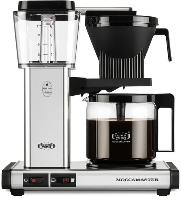 Moccamaster Kaffebryggare Moccamaster Optio Polished Silver Moccamaster