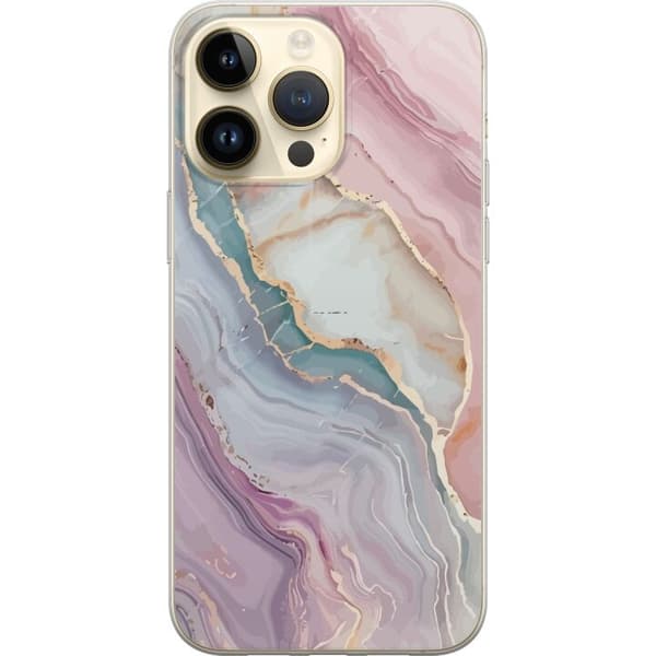 Mobildeksel til Apple iPhone 15 Pro Max med Marmor motiv