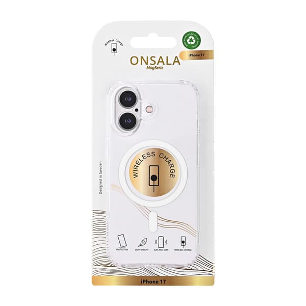 Onsala Mobilskal MagSeries Transparent - iPhone 17