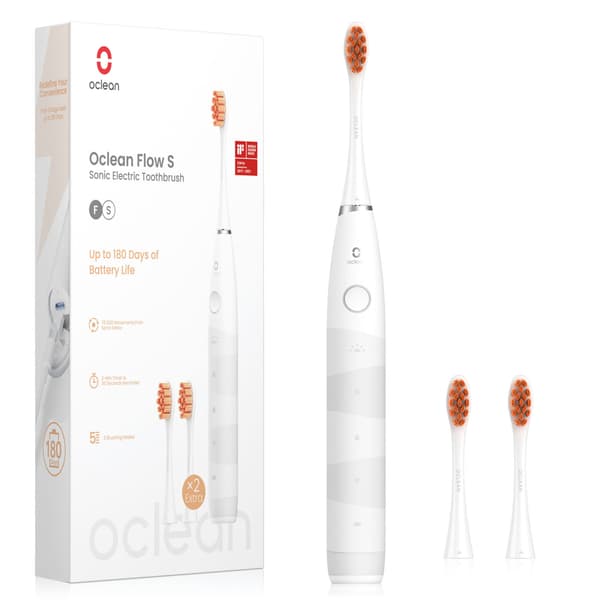 Oclean Elektrisk Tannbørste Flow S 20 Hvit