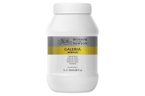 Galeria Acrylic 1L Titanium White 644